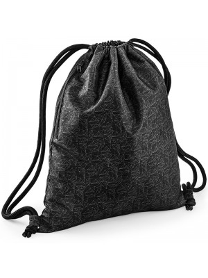 Graphic drawstring backpack BagBase 200g